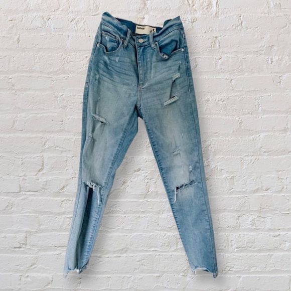 Garage Denim - Retro high waist ankle jeans